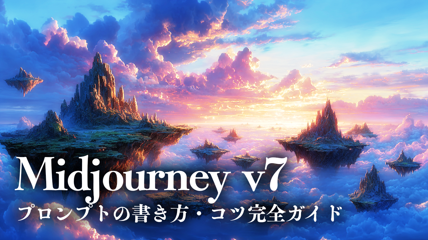 Midjourney v7 プロンプトの書き方・コツ完全ガイド｜パラメーター一覧と ChatGPT・Gemini での生成法