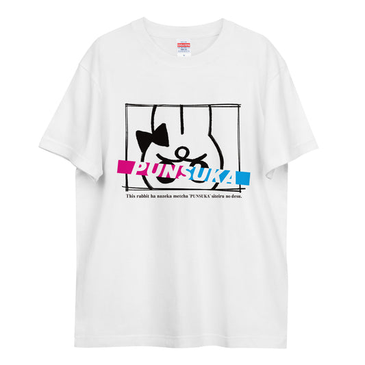 PUNSUKA M/C プリントT-SHIRT / WHITE