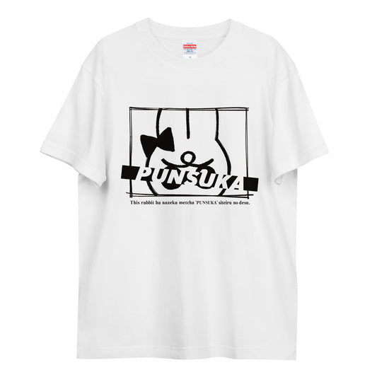 PUNSUKA プリントT-SHIRT / WHITE