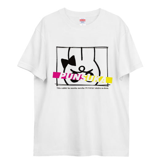 PUNSUKA M/Y プリントT-SHIRT / WHITE